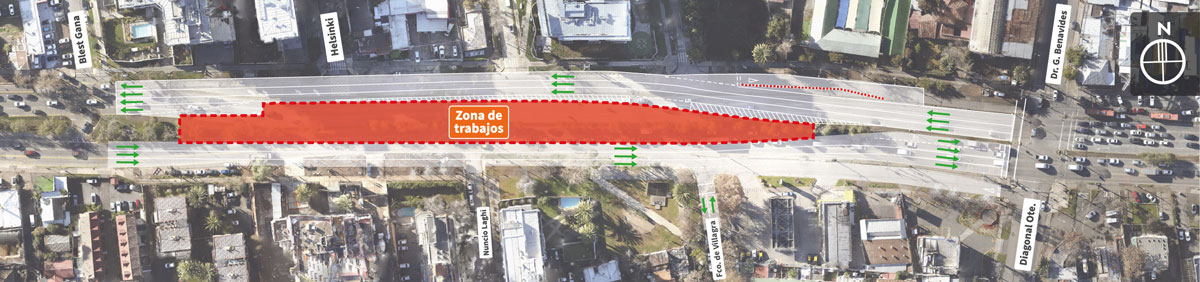 Ejecución Trinchera Entrada Blest Gana